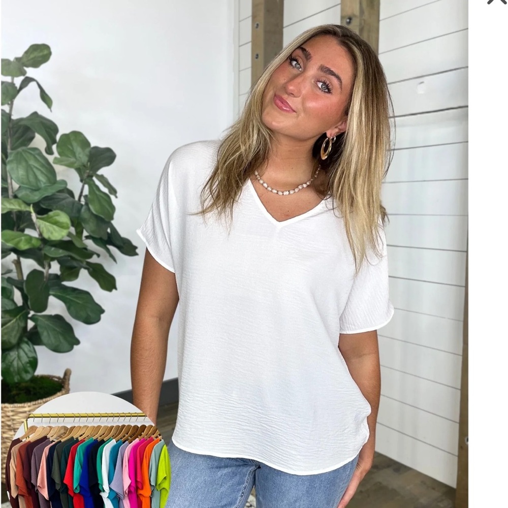 Tiffany Lane Deann blouse, white, XL